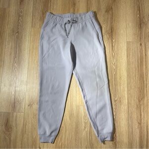 LULULEMON Women's Size 6 On The Fly Jogger Pants 28" Woven GUC Dark Chrome